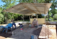 COMENZÓ LA REFACCIÓN DE LA GRUTA EN EL Bº SANTA LUCIA