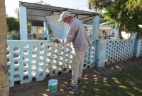 EMBELLECEN GRUTA EN EL BARRIO 8 DE DICIEMBRE