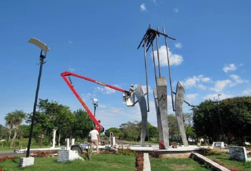 OPERATIVO DE EMBELLECIMIENTO DE LA ROTONDA DE ACCESO