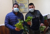CONTIN&Uacute;A ENTREGA DE PLANTINES PARA HUERTAS DOMICILIARIAS