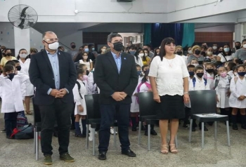 INTENDENTE ACOMPA&Ntilde;&Oacute; APERTURA DE CICLO LECTIVO DE LA NORMAL