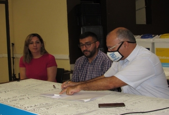 FIRMA DE CONVENIO Y CAPACITACI&Oacute;N AMBIENTAL