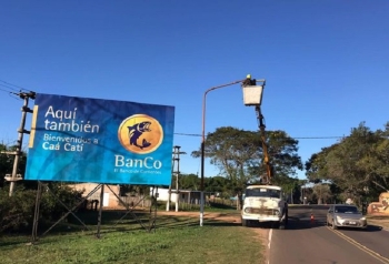 REPARAN ALUMBRADO P&Uacute;BLICO EN ACCESO A NUESTRA CIUDAD