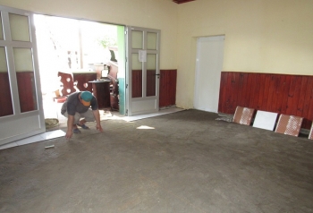 RENOVACI&Oacute;N TOTAL DEL PISO DE LA CAPILLA DEL CEMENTERIO